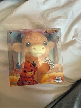 Squeeze Toy - Orange Plush Figure by